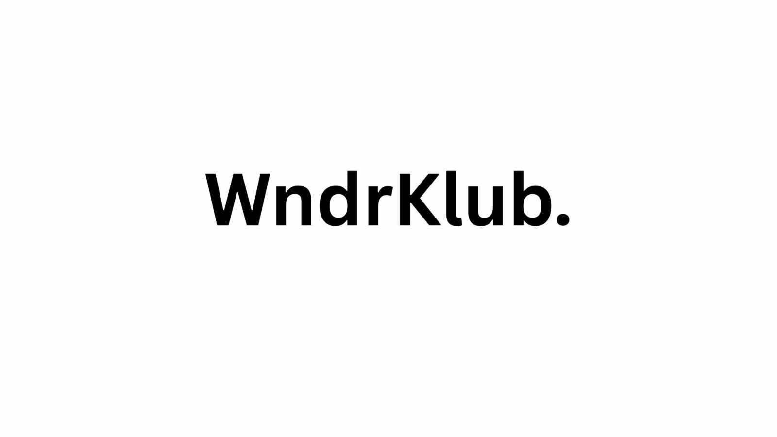 Wndr Klub Stickerwebsite